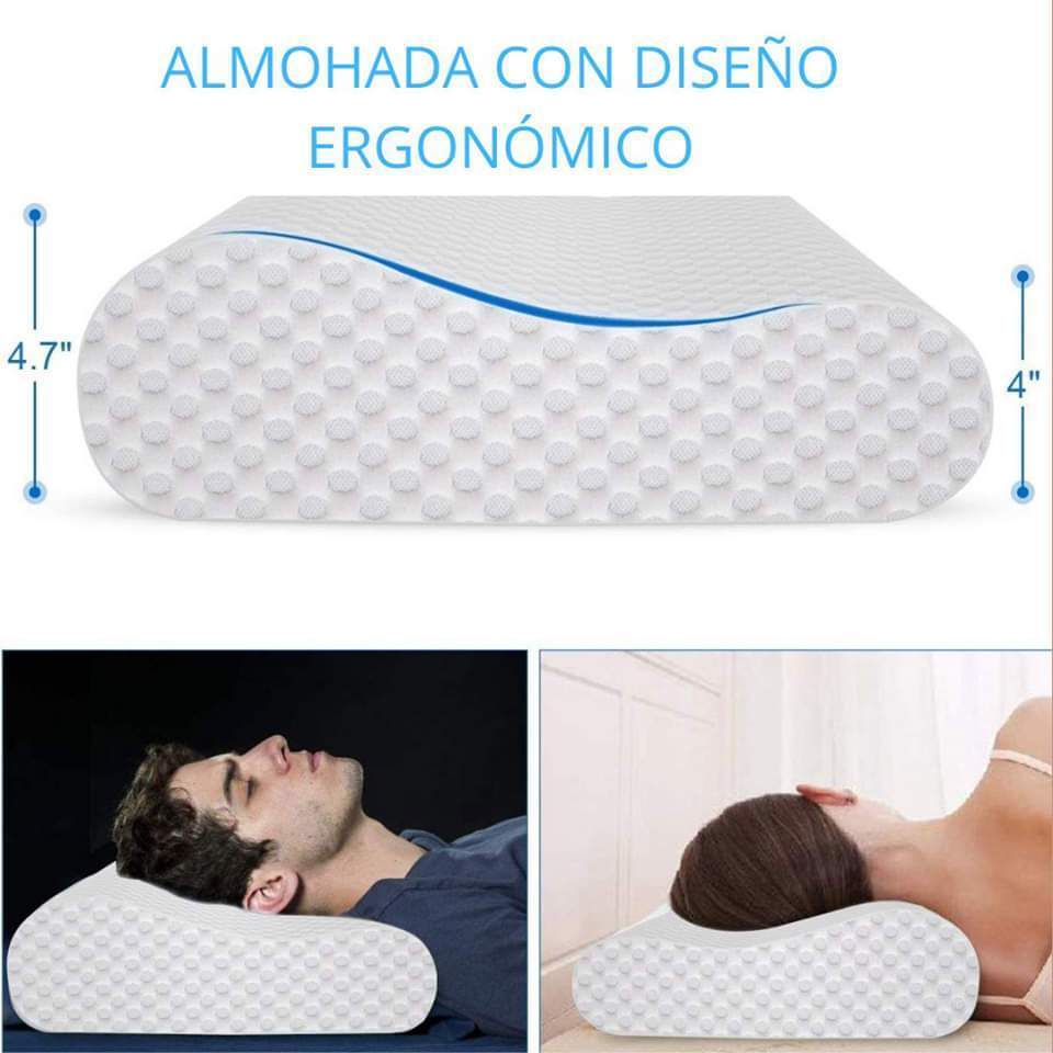 Almohada Cervical Flex 🛌ADIOS DOLORES DE ESPALDA 😵